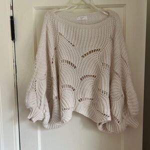 Crocheted sweater